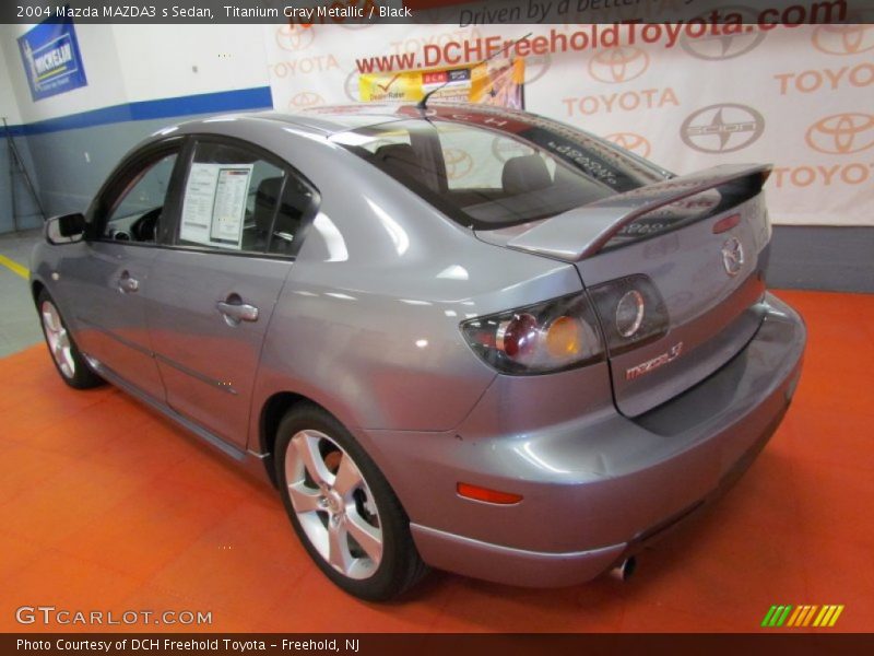 Titanium Gray Metallic / Black 2004 Mazda MAZDA3 s Sedan