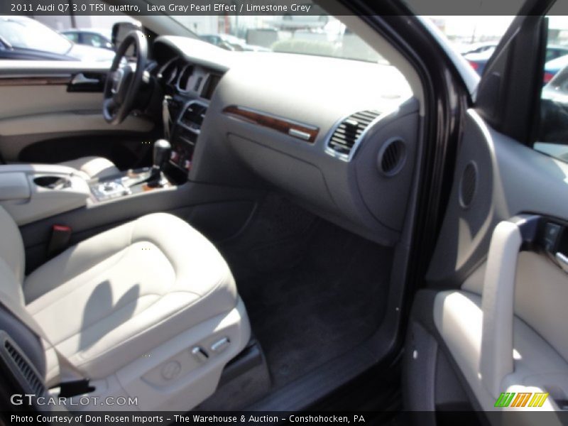 Lava Gray Pearl Effect / Limestone Grey 2011 Audi Q7 3.0 TFSI quattro