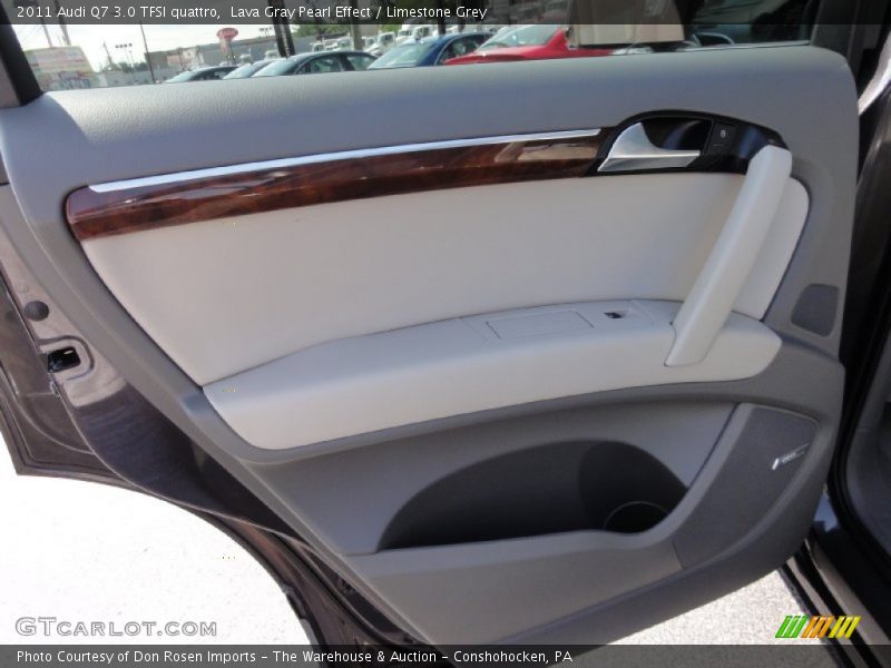 Lava Gray Pearl Effect / Limestone Grey 2011 Audi Q7 3.0 TFSI quattro