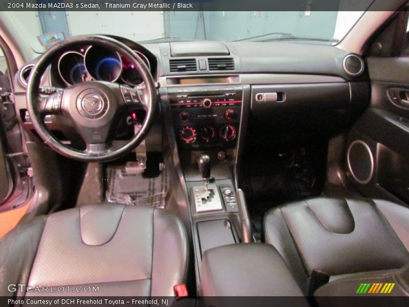 Titanium Gray Metallic / Black 2004 Mazda MAZDA3 s Sedan
