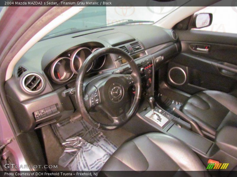 Titanium Gray Metallic / Black 2004 Mazda MAZDA3 s Sedan