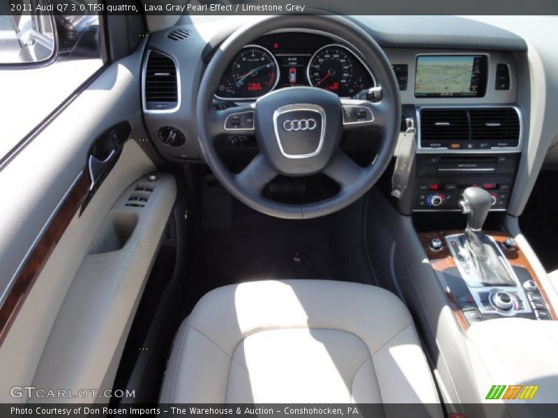 Lava Gray Pearl Effect / Limestone Grey 2011 Audi Q7 3.0 TFSI quattro