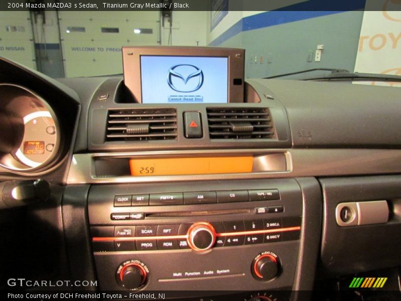 Titanium Gray Metallic / Black 2004 Mazda MAZDA3 s Sedan