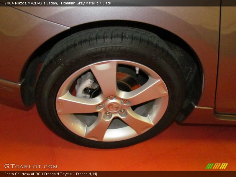 Titanium Gray Metallic / Black 2004 Mazda MAZDA3 s Sedan