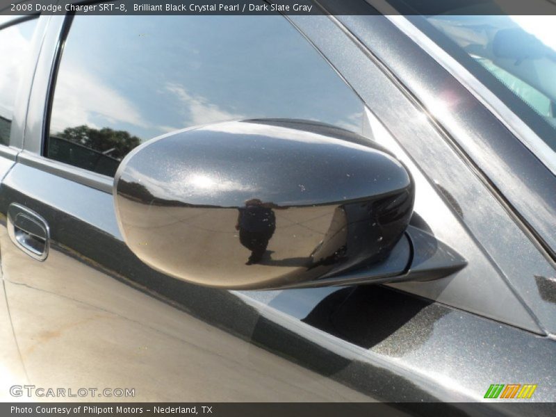 Brilliant Black Crystal Pearl / Dark Slate Gray 2008 Dodge Charger SRT-8