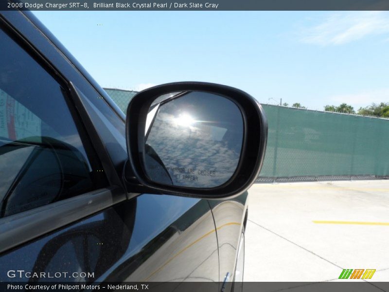 Brilliant Black Crystal Pearl / Dark Slate Gray 2008 Dodge Charger SRT-8