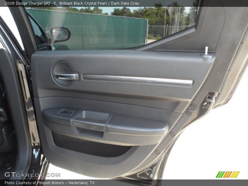 Brilliant Black Crystal Pearl / Dark Slate Gray 2008 Dodge Charger SRT-8