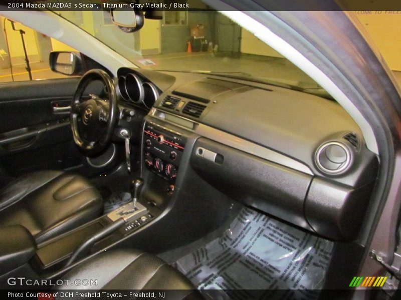 Titanium Gray Metallic / Black 2004 Mazda MAZDA3 s Sedan