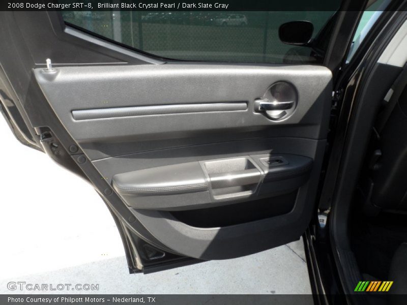 Brilliant Black Crystal Pearl / Dark Slate Gray 2008 Dodge Charger SRT-8