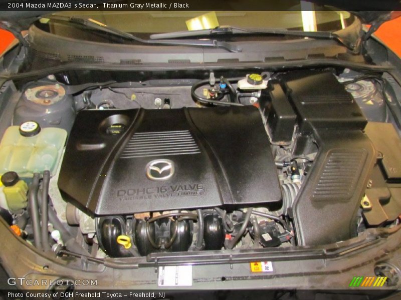 Titanium Gray Metallic / Black 2004 Mazda MAZDA3 s Sedan