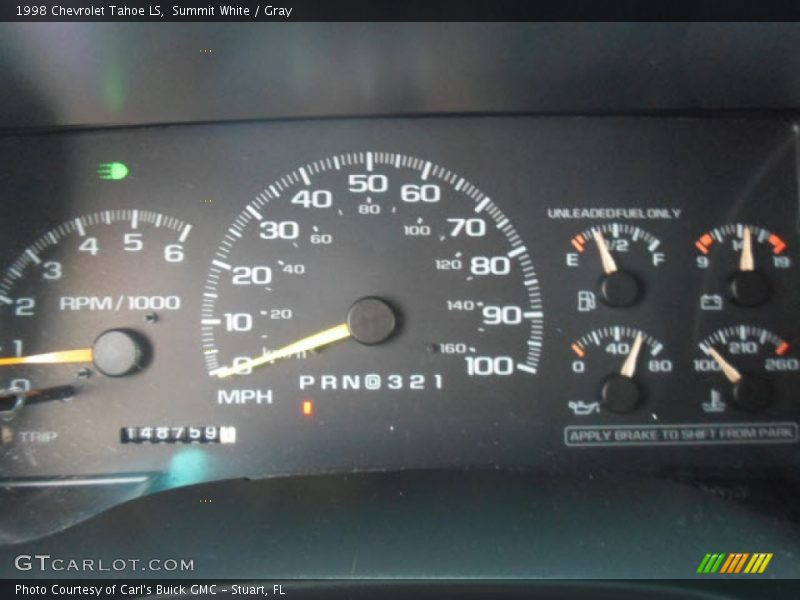  1998 Tahoe LS LS Gauges
