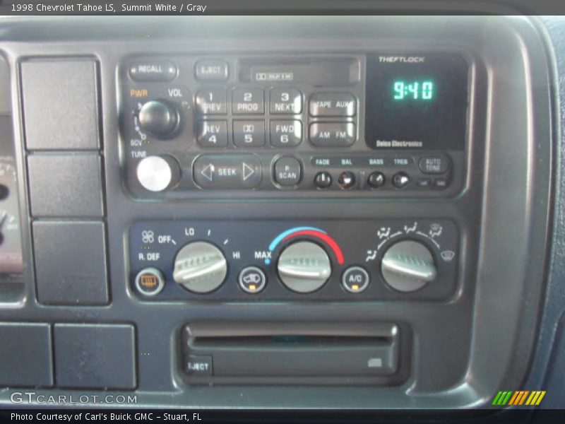 Summit White / Gray 1998 Chevrolet Tahoe LS