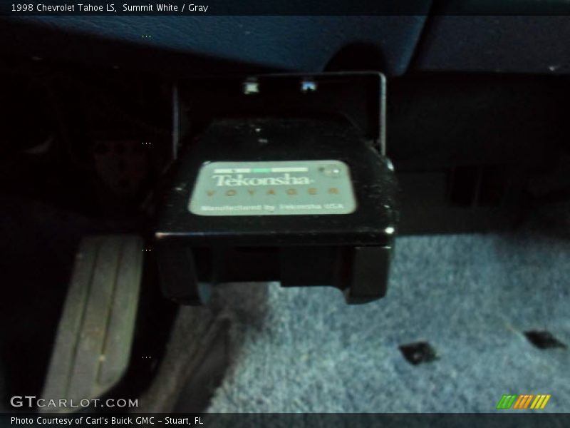 Summit White / Gray 1998 Chevrolet Tahoe LS