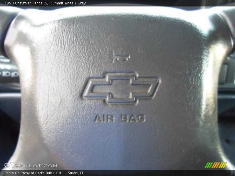 Summit White / Gray 1998 Chevrolet Tahoe LS