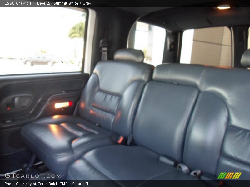 Summit White / Gray 1998 Chevrolet Tahoe LS