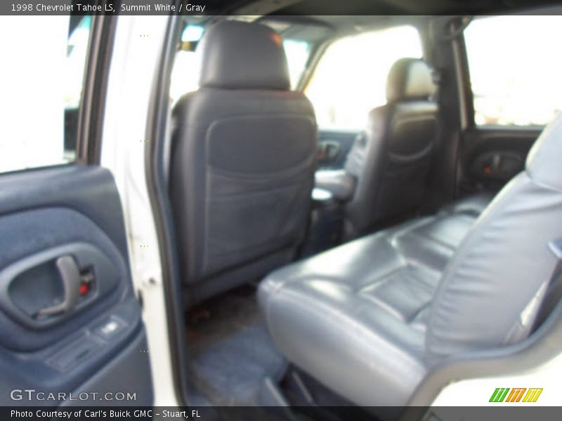 Summit White / Gray 1998 Chevrolet Tahoe LS