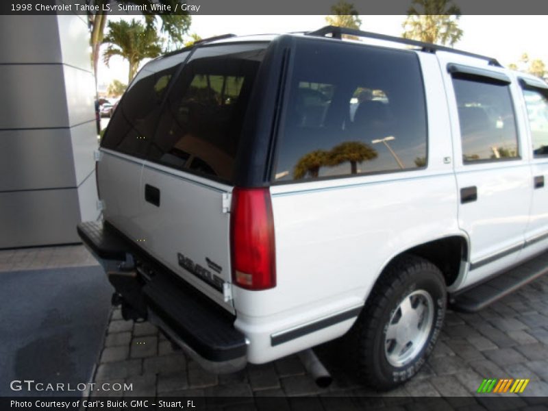 Summit White / Gray 1998 Chevrolet Tahoe LS