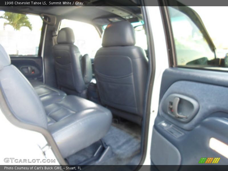 Summit White / Gray 1998 Chevrolet Tahoe LS