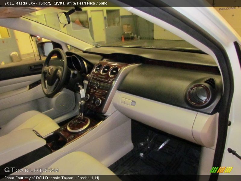 Crystal White Pearl Mica / Sand 2011 Mazda CX-7 i Sport