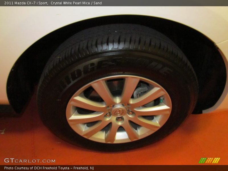 Crystal White Pearl Mica / Sand 2011 Mazda CX-7 i Sport