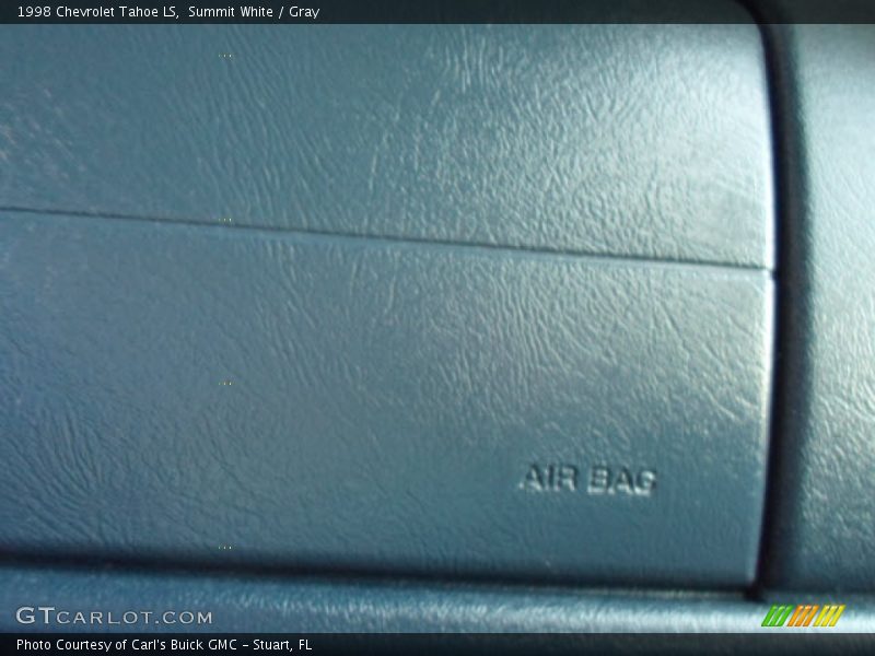 Summit White / Gray 1998 Chevrolet Tahoe LS