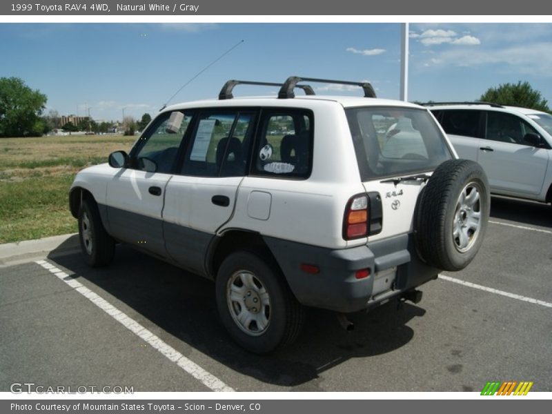 Natural White / Gray 1999 Toyota RAV4 4WD