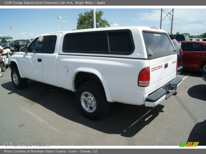 Bright White / Agate 1998 Dodge Dakota Sport Extended Cab 4x4