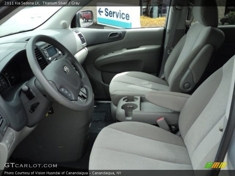 Titanium Silver / Gray 2011 Kia Sedona LX