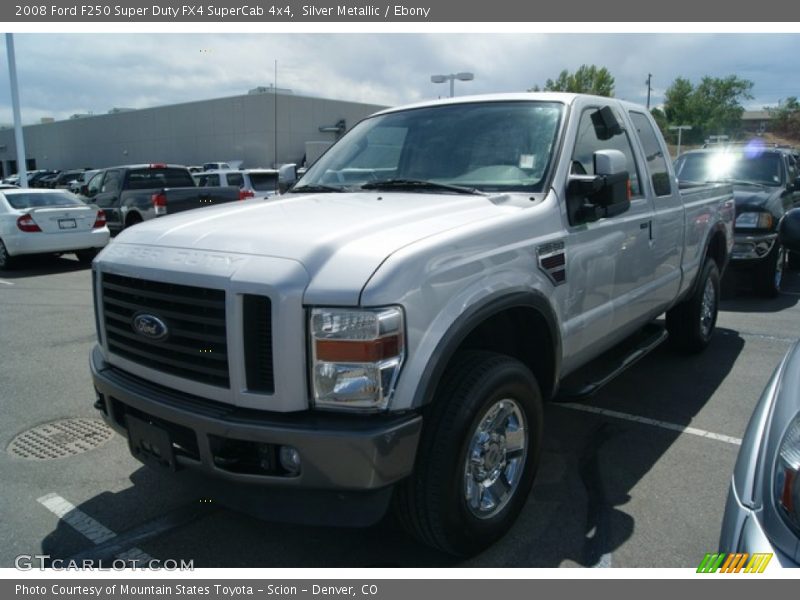 Silver Metallic / Ebony 2008 Ford F250 Super Duty FX4 SuperCab 4x4