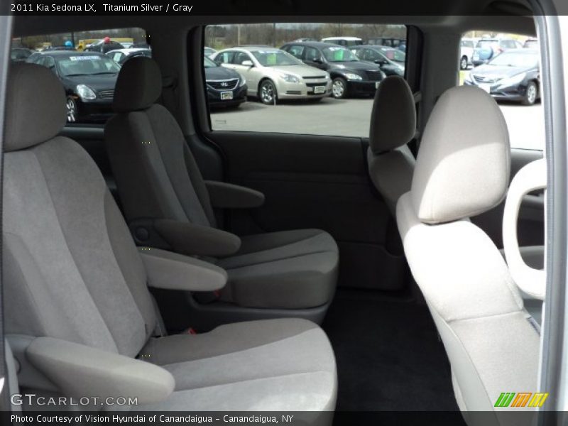 Titanium Silver / Gray 2011 Kia Sedona LX