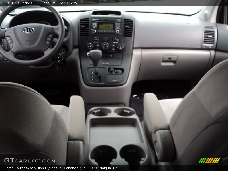 Titanium Silver / Gray 2011 Kia Sedona LX
