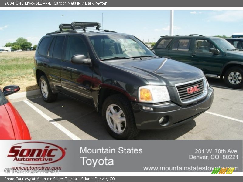 Carbon Metallic / Dark Pewter 2004 GMC Envoy SLE 4x4