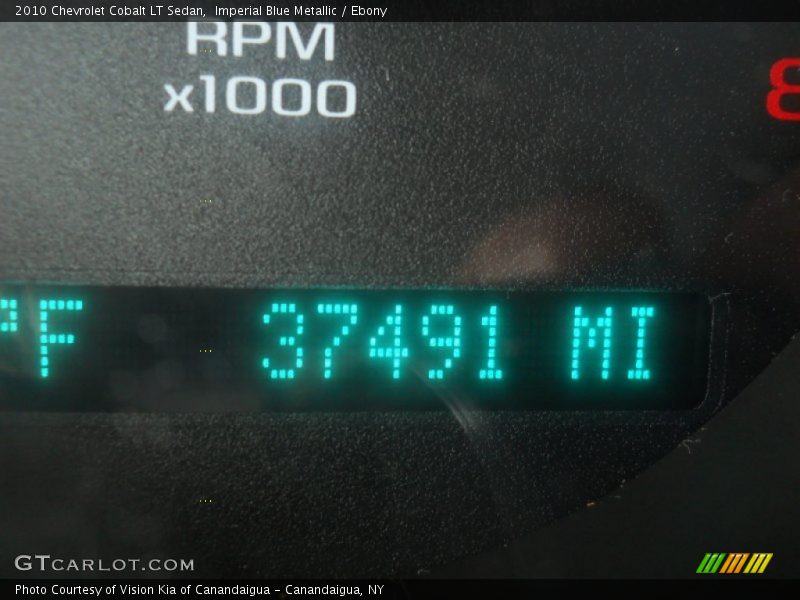 Imperial Blue Metallic / Ebony 2010 Chevrolet Cobalt LT Sedan