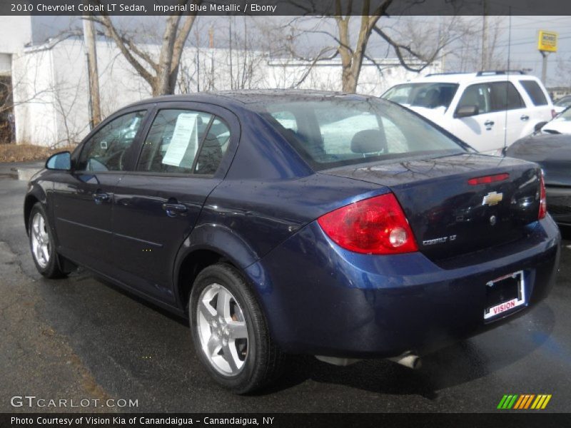 Imperial Blue Metallic / Ebony 2010 Chevrolet Cobalt LT Sedan