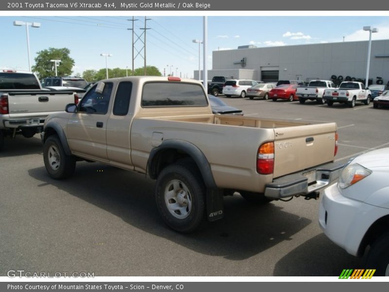 Mystic Gold Metallic / Oak Beige 2001 Toyota Tacoma V6 Xtracab 4x4