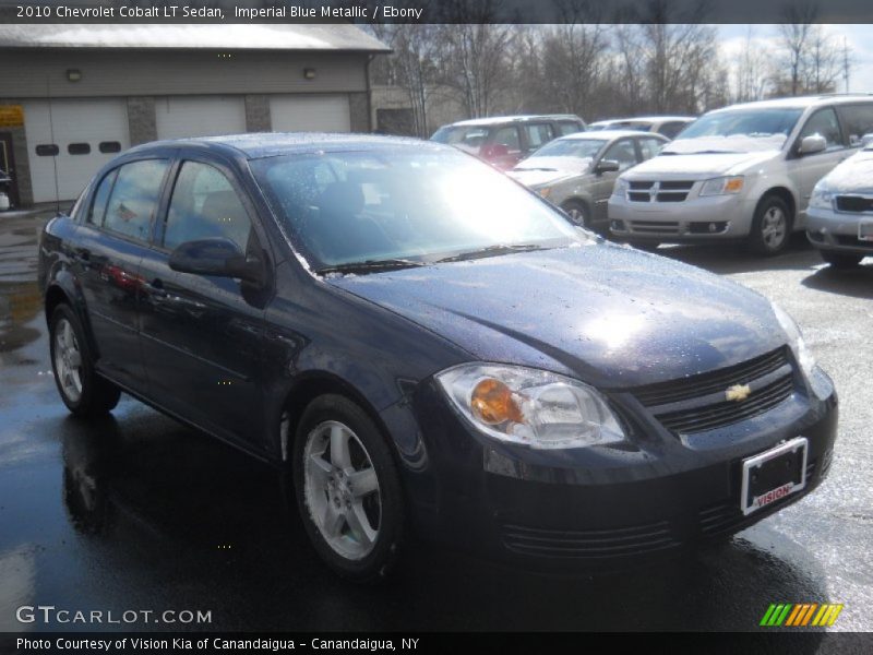 Imperial Blue Metallic / Ebony 2010 Chevrolet Cobalt LT Sedan