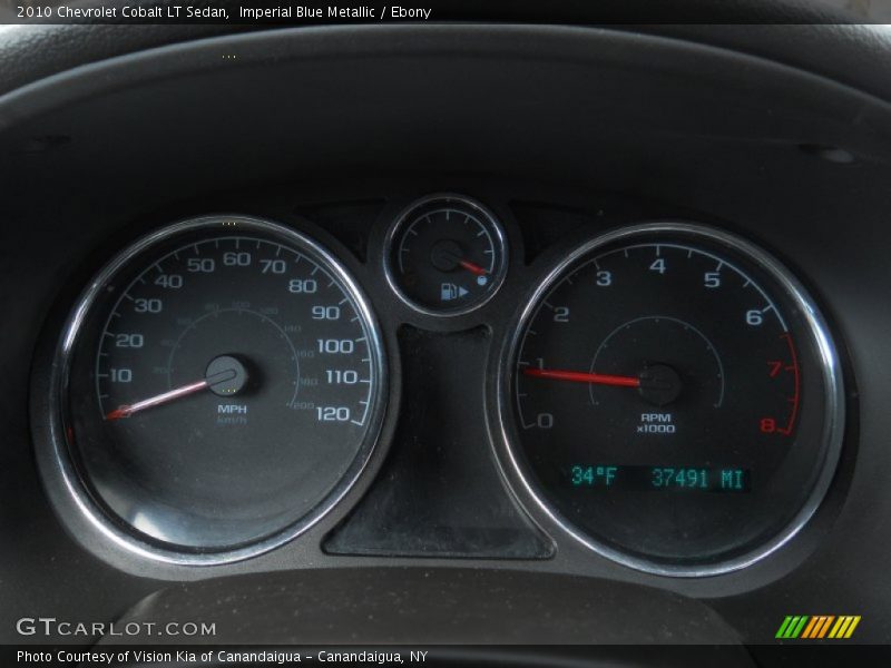 Imperial Blue Metallic / Ebony 2010 Chevrolet Cobalt LT Sedan