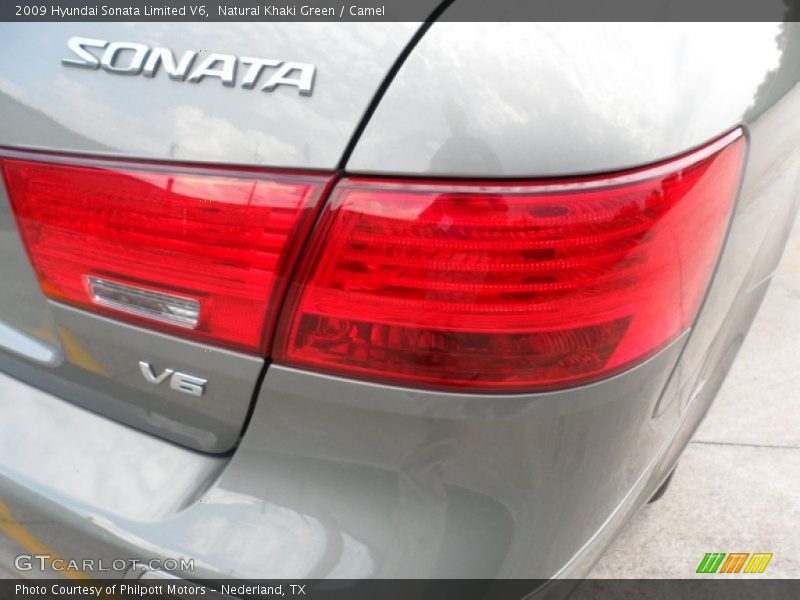 Natural Khaki Green / Camel 2009 Hyundai Sonata Limited V6