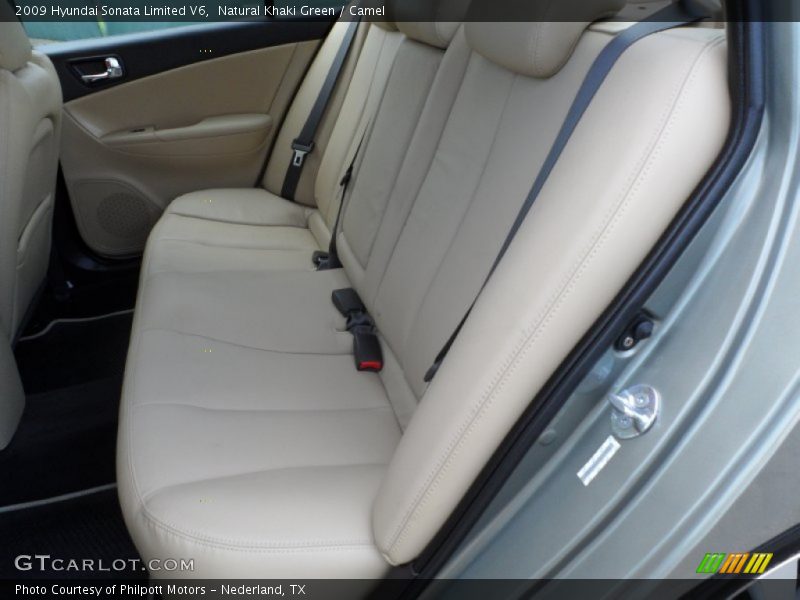 Natural Khaki Green / Camel 2009 Hyundai Sonata Limited V6
