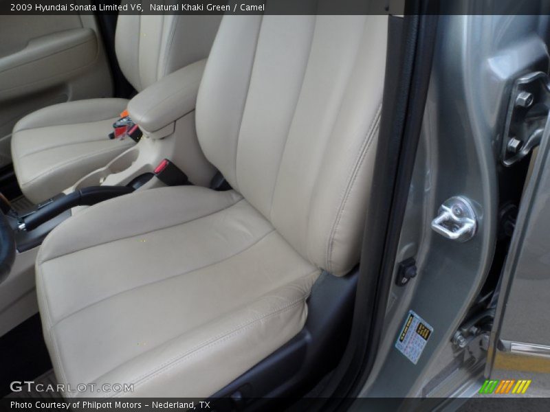 Natural Khaki Green / Camel 2009 Hyundai Sonata Limited V6