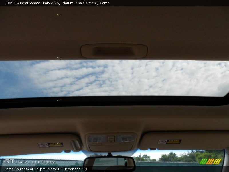 Natural Khaki Green / Camel 2009 Hyundai Sonata Limited V6