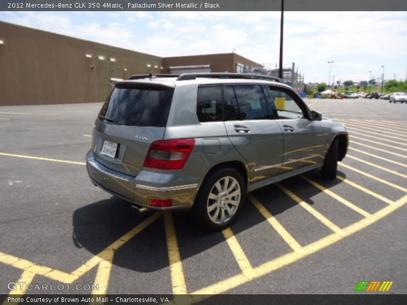 Palladium Silver Metallic / Black 2012 Mercedes-Benz GLK 350 4Matic