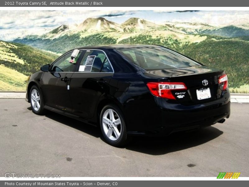 Attitude Black Metallic / Black 2012 Toyota Camry SE