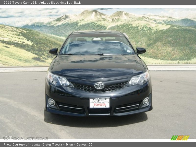 Attitude Black Metallic / Black 2012 Toyota Camry SE