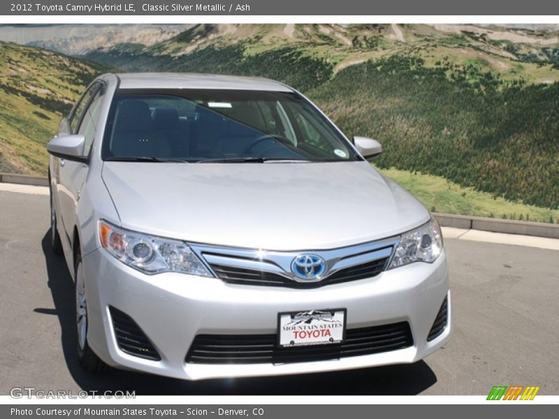 Classic Silver Metallic / Ash 2012 Toyota Camry Hybrid LE