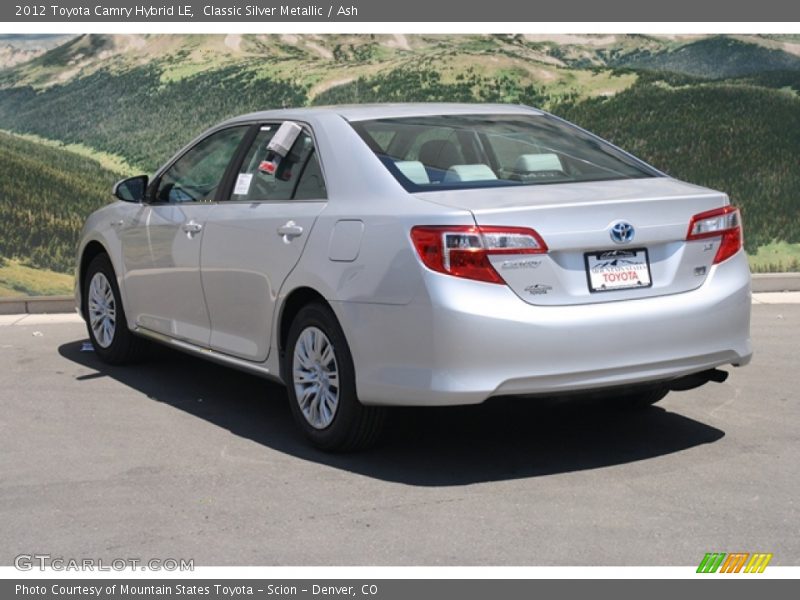 Classic Silver Metallic / Ash 2012 Toyota Camry Hybrid LE