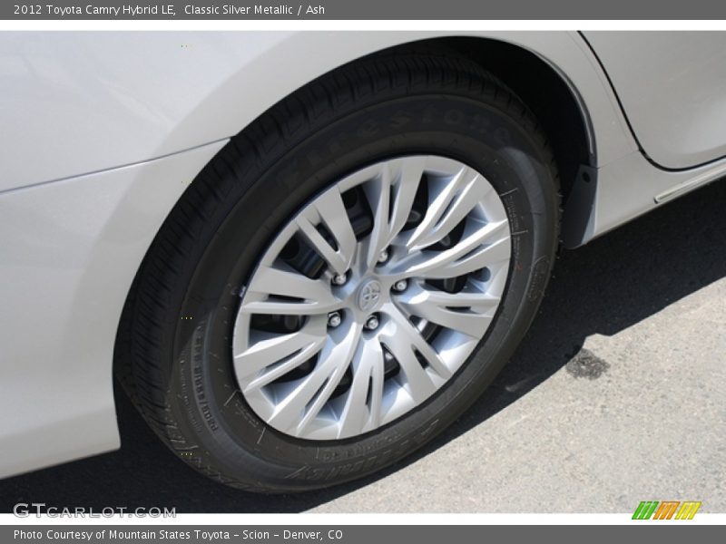 Classic Silver Metallic / Ash 2012 Toyota Camry Hybrid LE