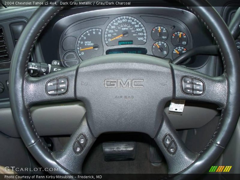 Dark Gray Metallic / Gray/Dark Charcoal 2004 Chevrolet Tahoe LS 4x4