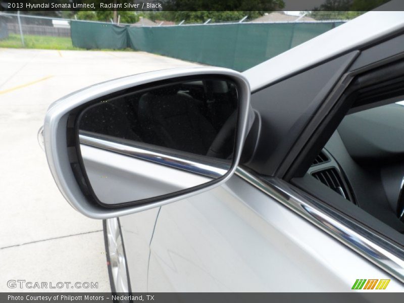 Radiant Silver / Black 2013 Hyundai Sonata Limited