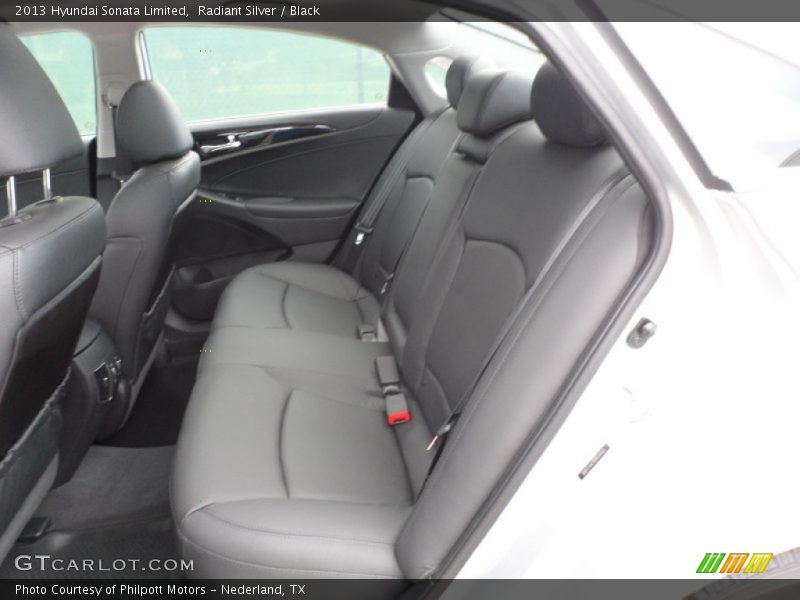 Radiant Silver / Black 2013 Hyundai Sonata Limited